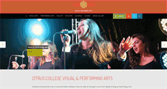 Desktop Screenshot of citrusarts.org